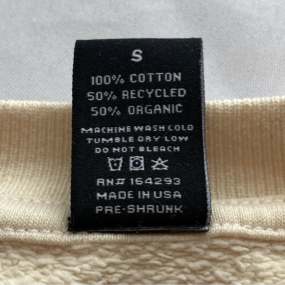 Pleasing by Harry Styles Cream Crewneck Sweatshirt Size Small - Picture 13 of 15